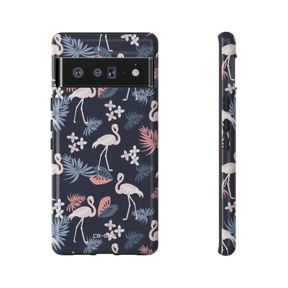 Flamingos Dance Playfully - Google Pixel Case