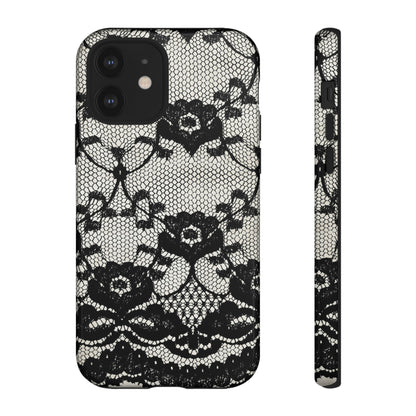 Lilrunge Gothic Flower - Protective Phone Case