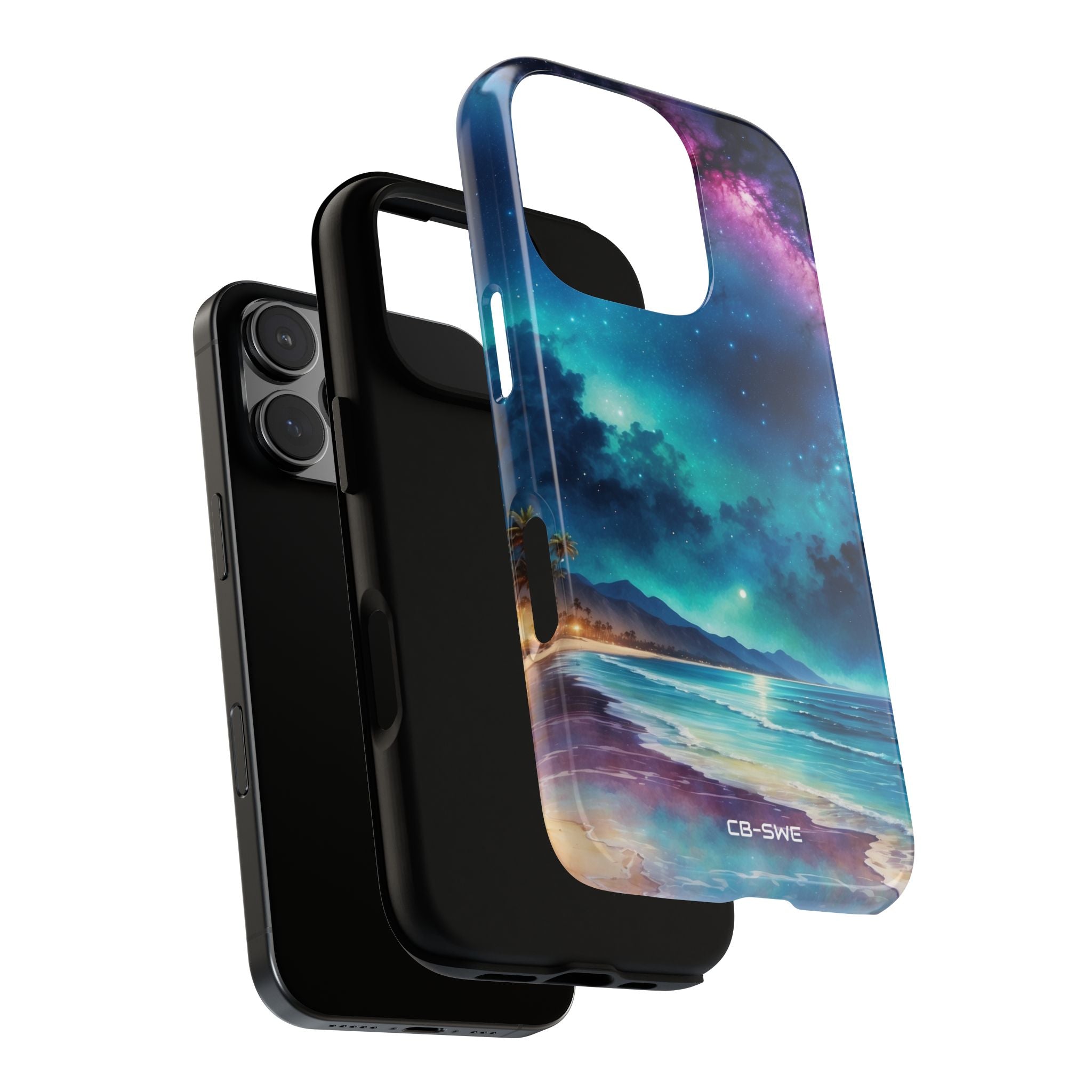 Waves Embrace Stars - iPhone Case