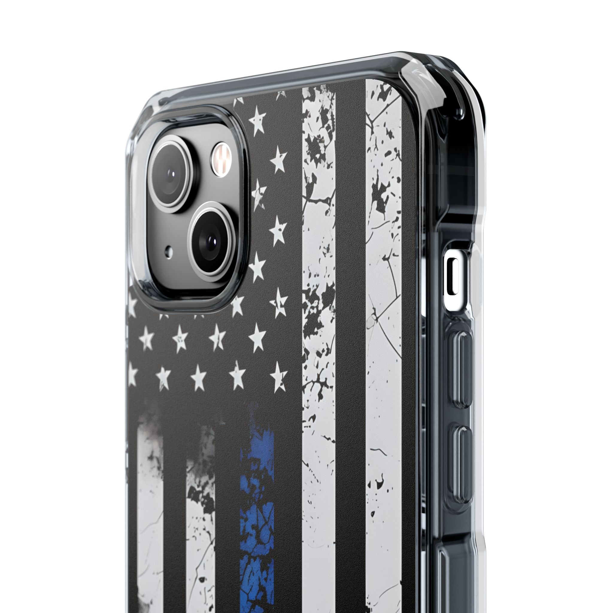 Blue Stripe Flag iPhone 14 Plus Case - Impact