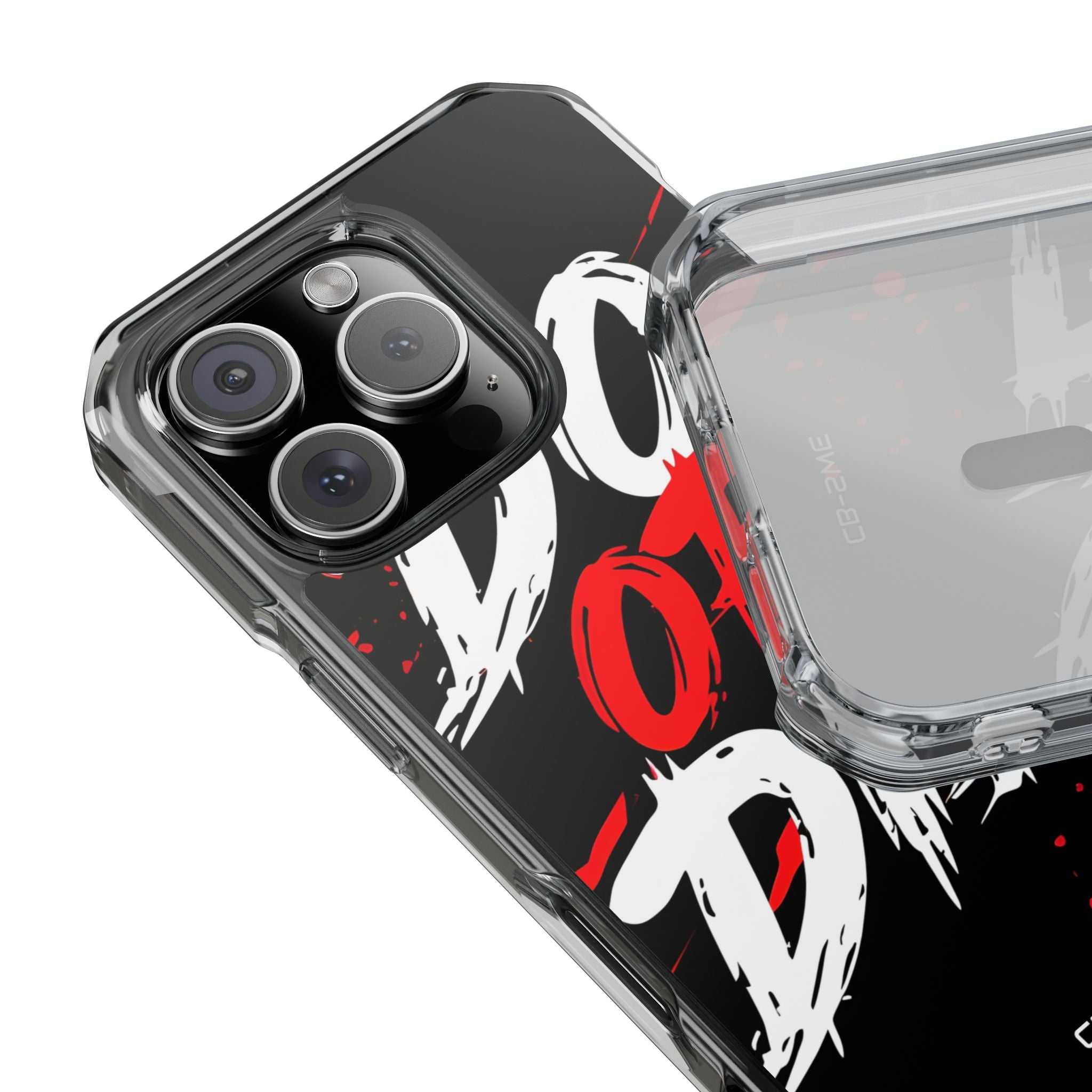 Intense Typography Contrast iPhone Case - Impact