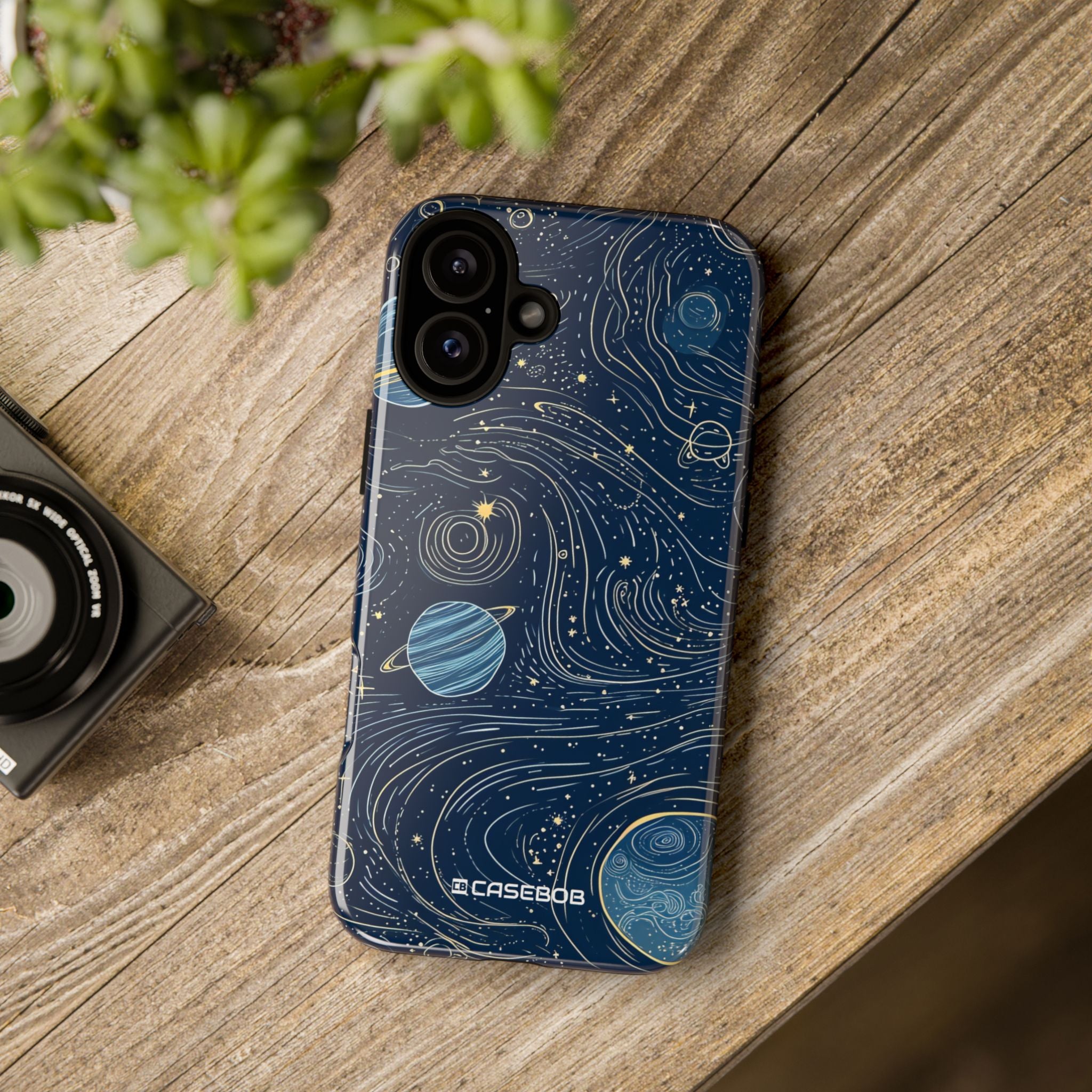 Celestial Whimsy: Hand-Drawn Universe - for iPhone 16