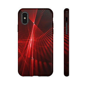 Red Disco Lights - Protective Phone Case