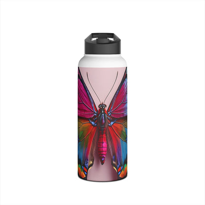 Vibrant Monarch - Stainless Steel Water Bottle