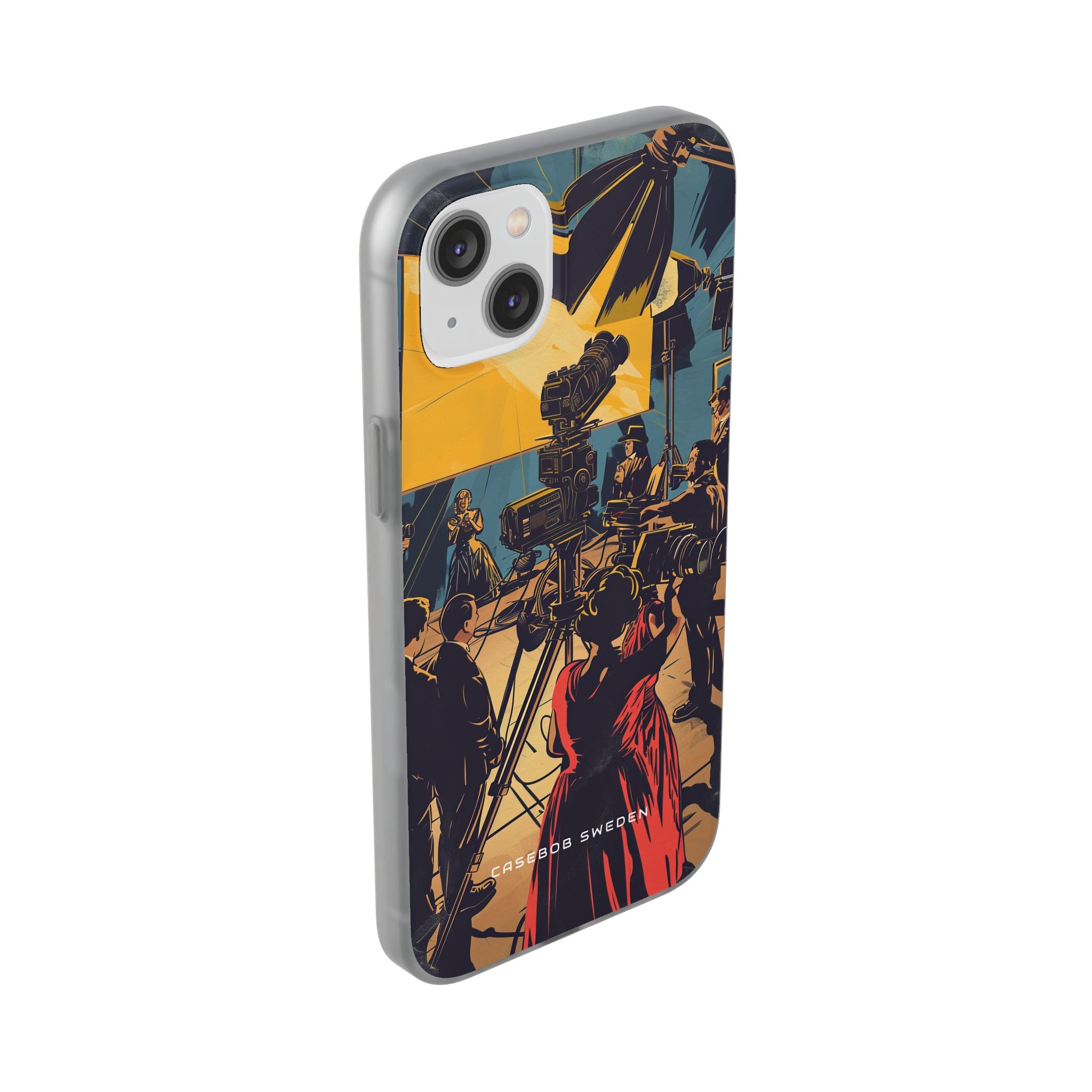 Golden Era Cinematic Spotlight iPhone 14 - Flexi Phone Case