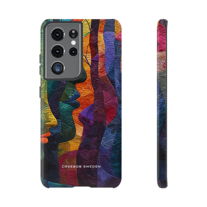 Harmonized Faces and Nature Fusion  Samsung S21 - Tough Phone Case