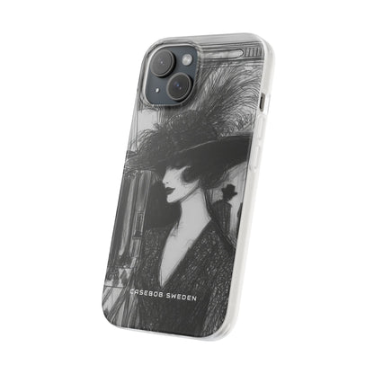 Timeless Elegance in Monochrome iPhone 15 - Flexi Phone Case