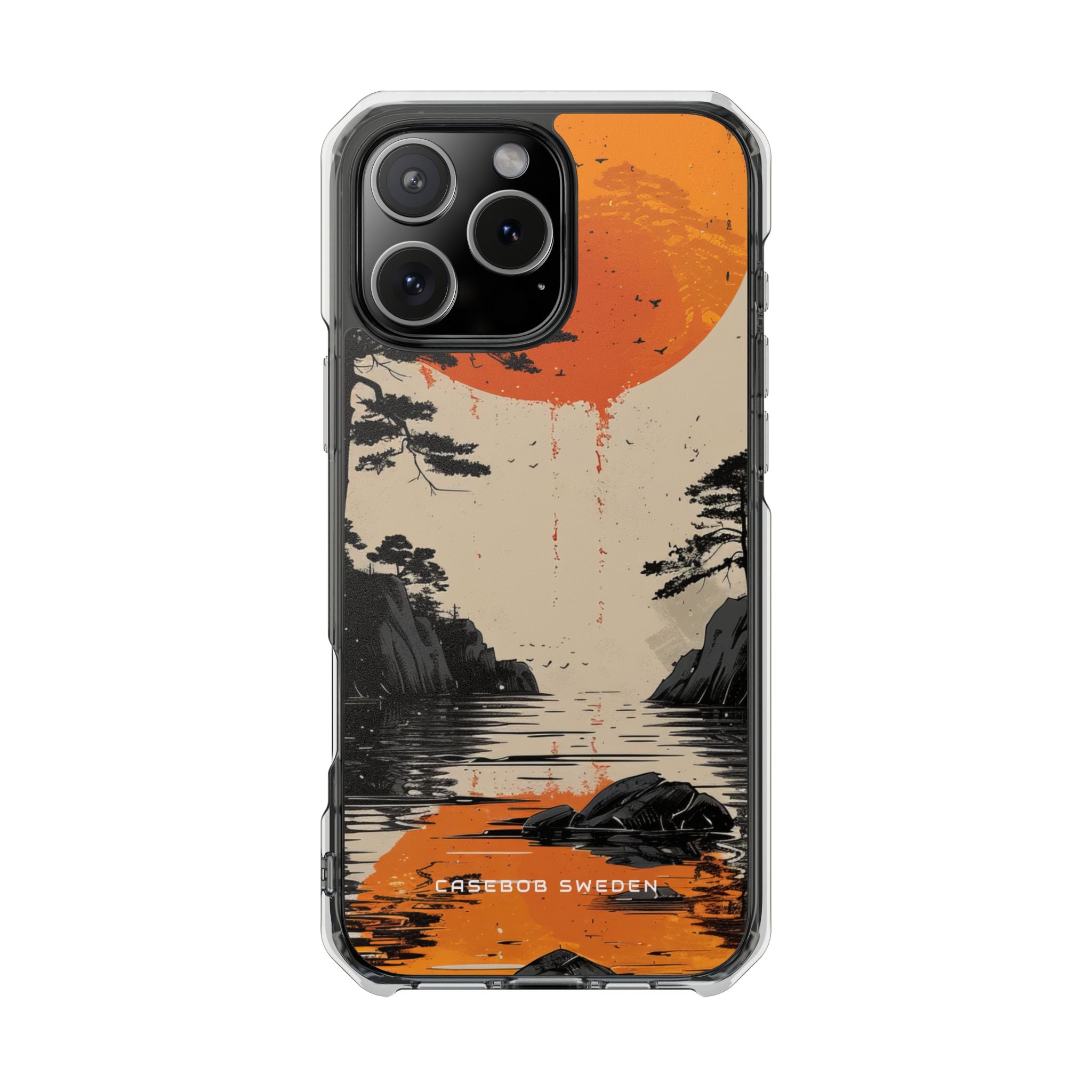 Zen Serenity Sunscape iPhone 16 - Clear Impact Phone Case