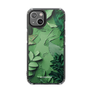 Pantone Greene Design | Handyhülle für iPhone (Clear Impact Case – magnetisch)