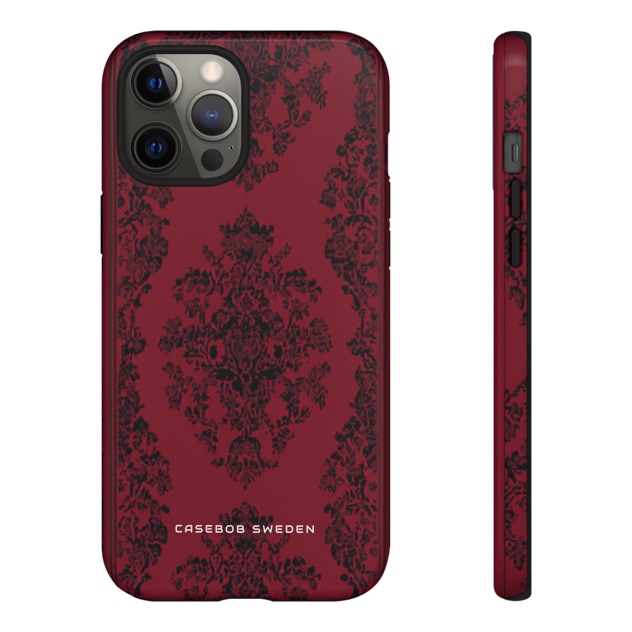 Gothic Crimson Elegance iPhone 12 - Tough Phone Case