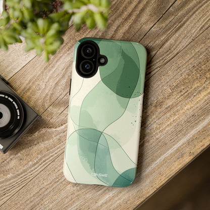 Green Waves Dance - iPhone Case