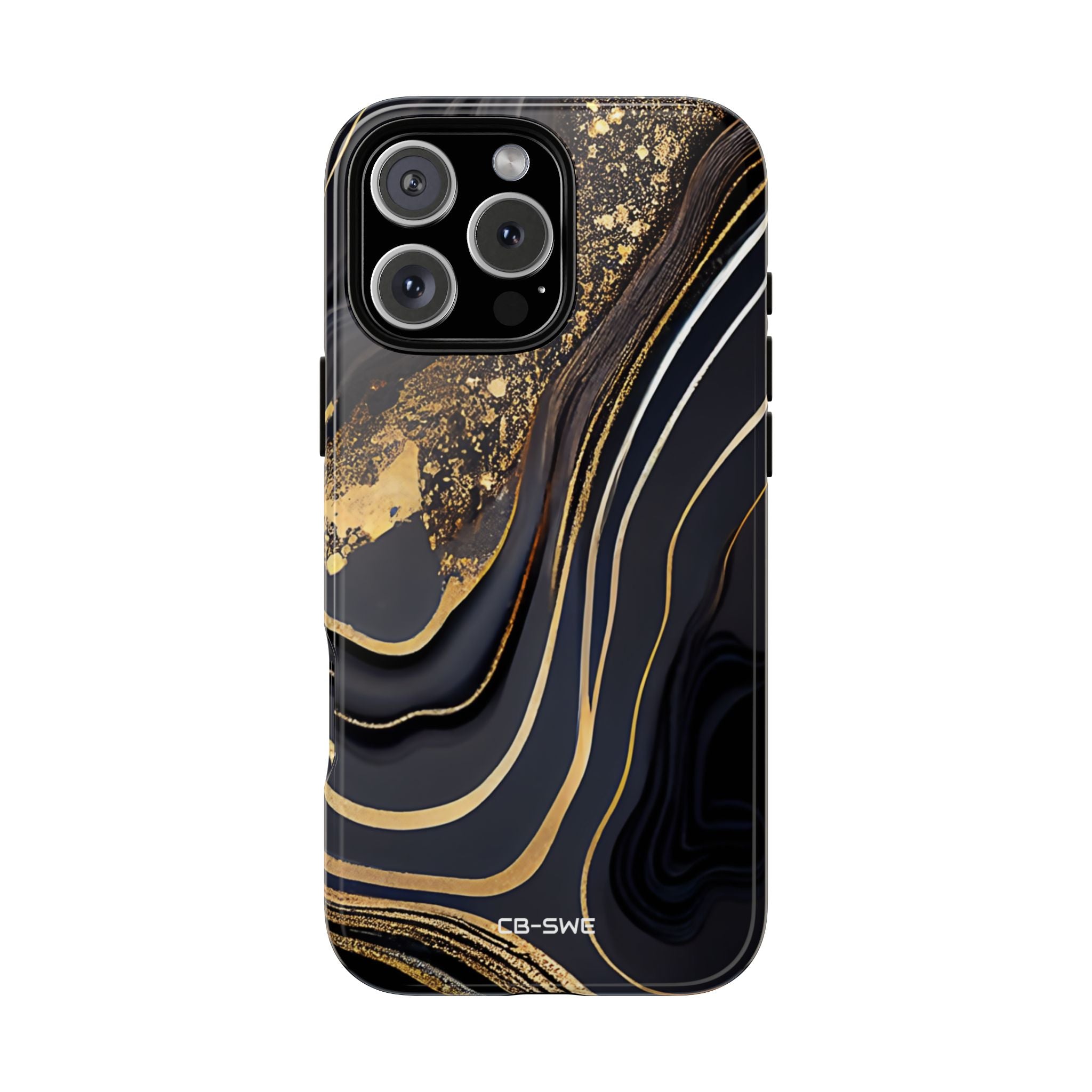 Elegant Gold Streams - iPhone Case