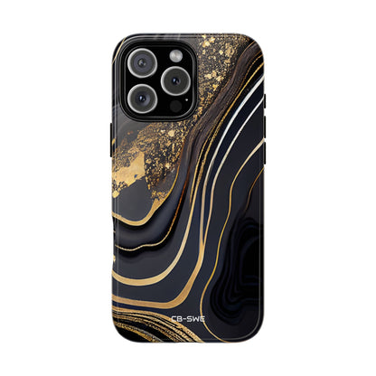 Elegant Gold Streams - iPhone Case