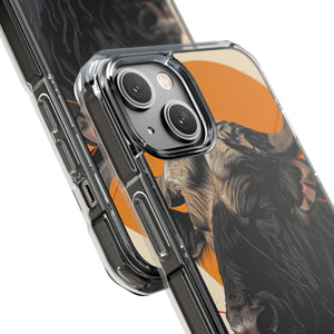 Majestic Buffalo Sun - Phone Case for iPhone (Clear Impact - Magnetic)