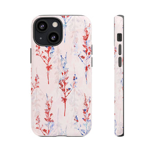 Pink Vintage Flowers - Protective Phone Case