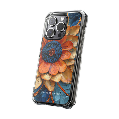 Mosaic Blossom Harmony iPhone 15 - Clear Impact Phone Case