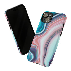 Pink Swirls - Protective Phone Case