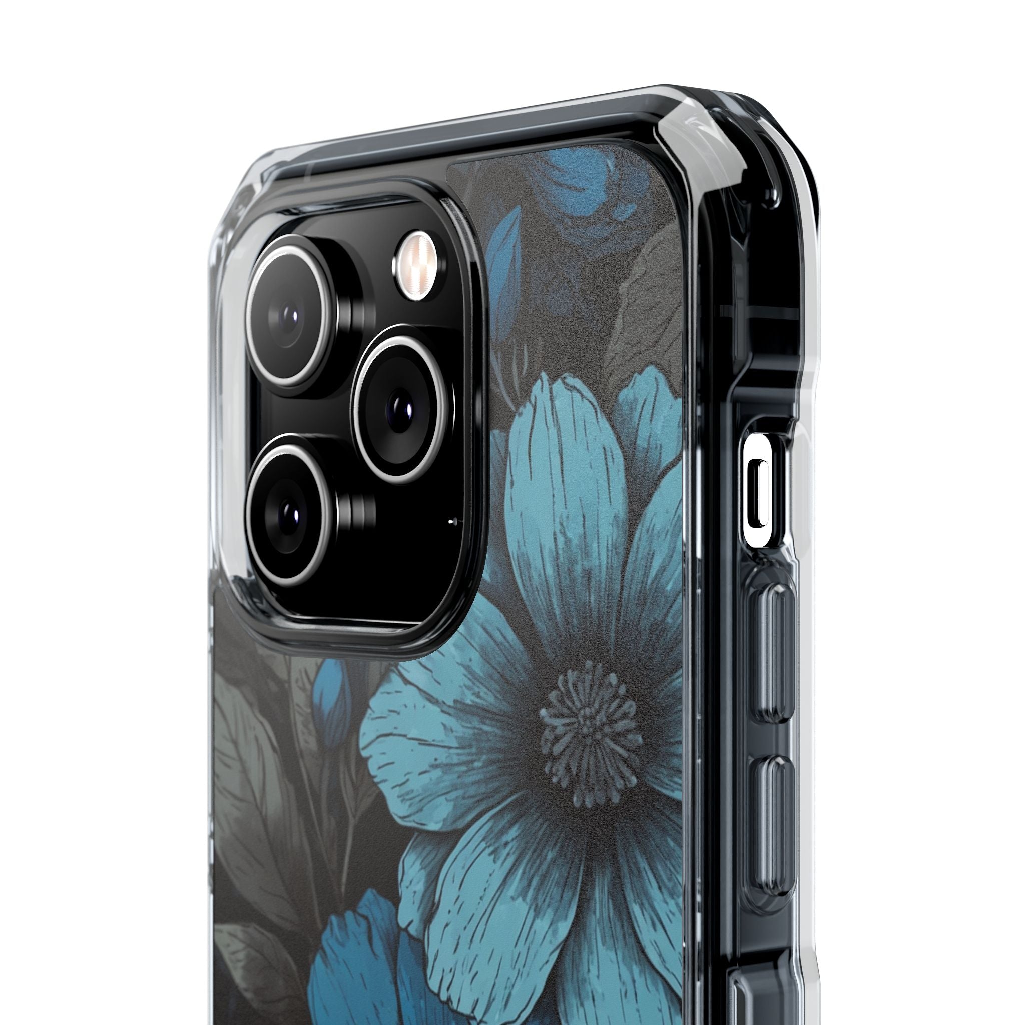 Blue Petal Radiance iPhone 14 Pro Case - Impact