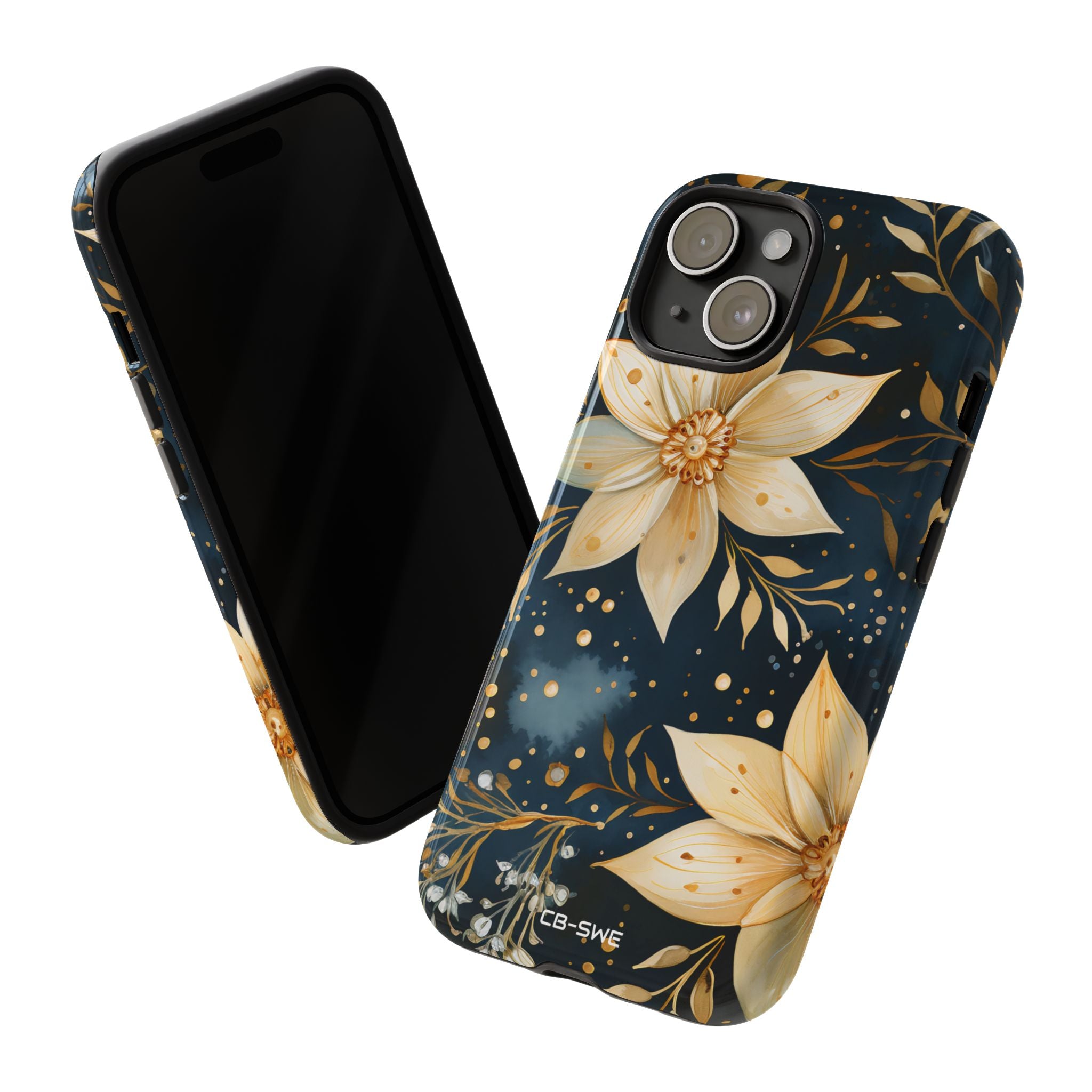 Floral Elegance Flourishes - iPhone Case