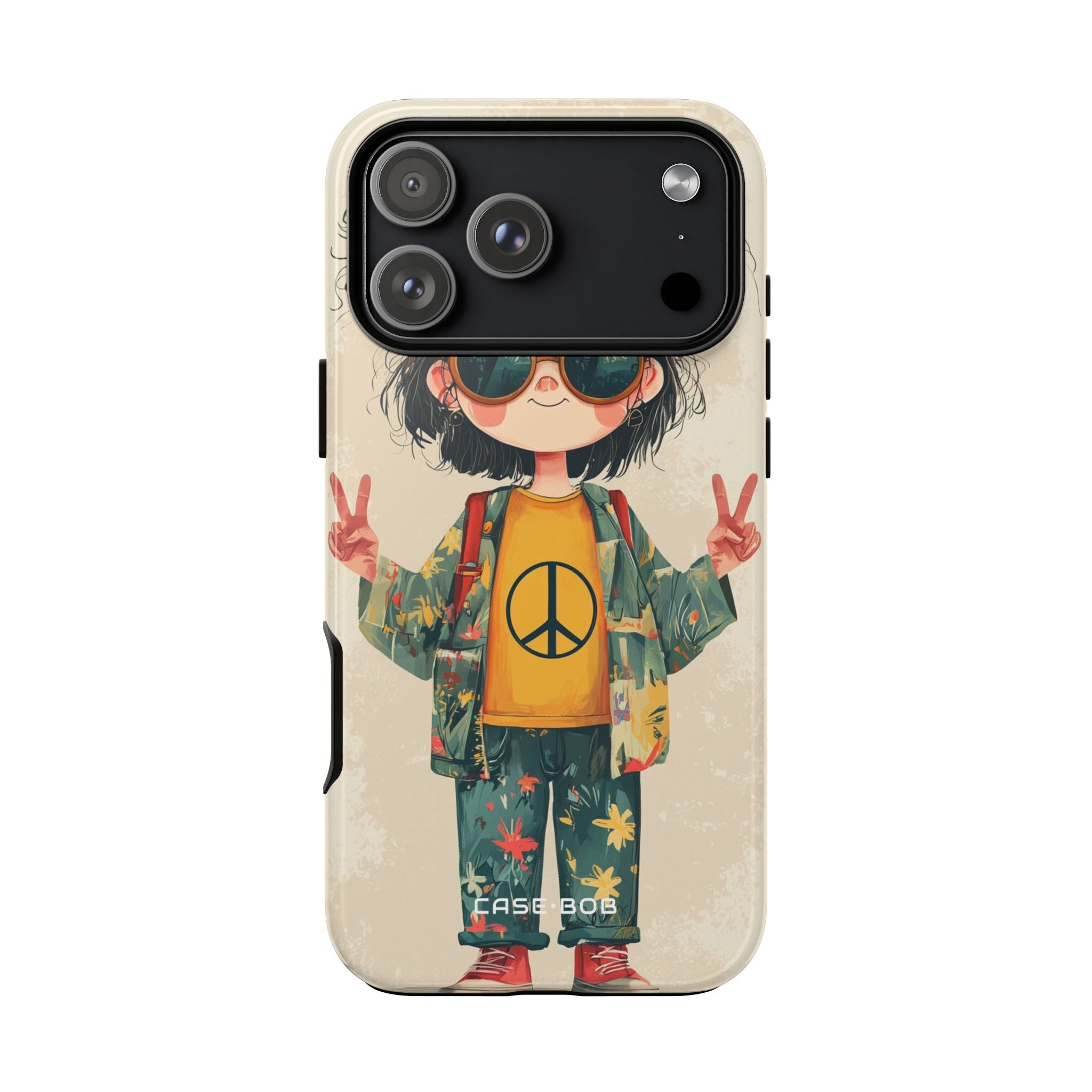 Peace Pigtails iPhone 17 Pro Max Case - Tough