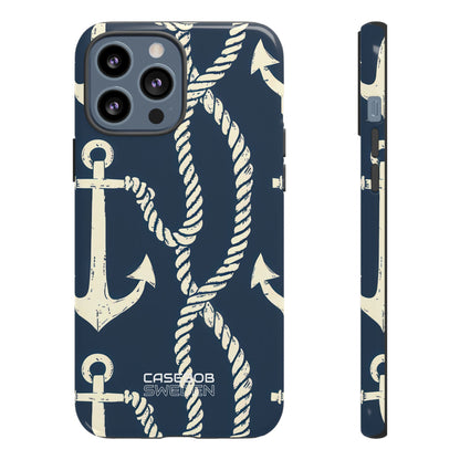 Nautical Anchors Rope iPhone 13 - Tough