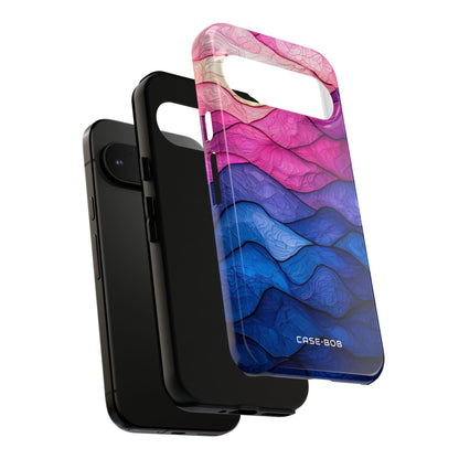 Wavy Vein Gradient Google Pixel 9 Pro Case - Tough