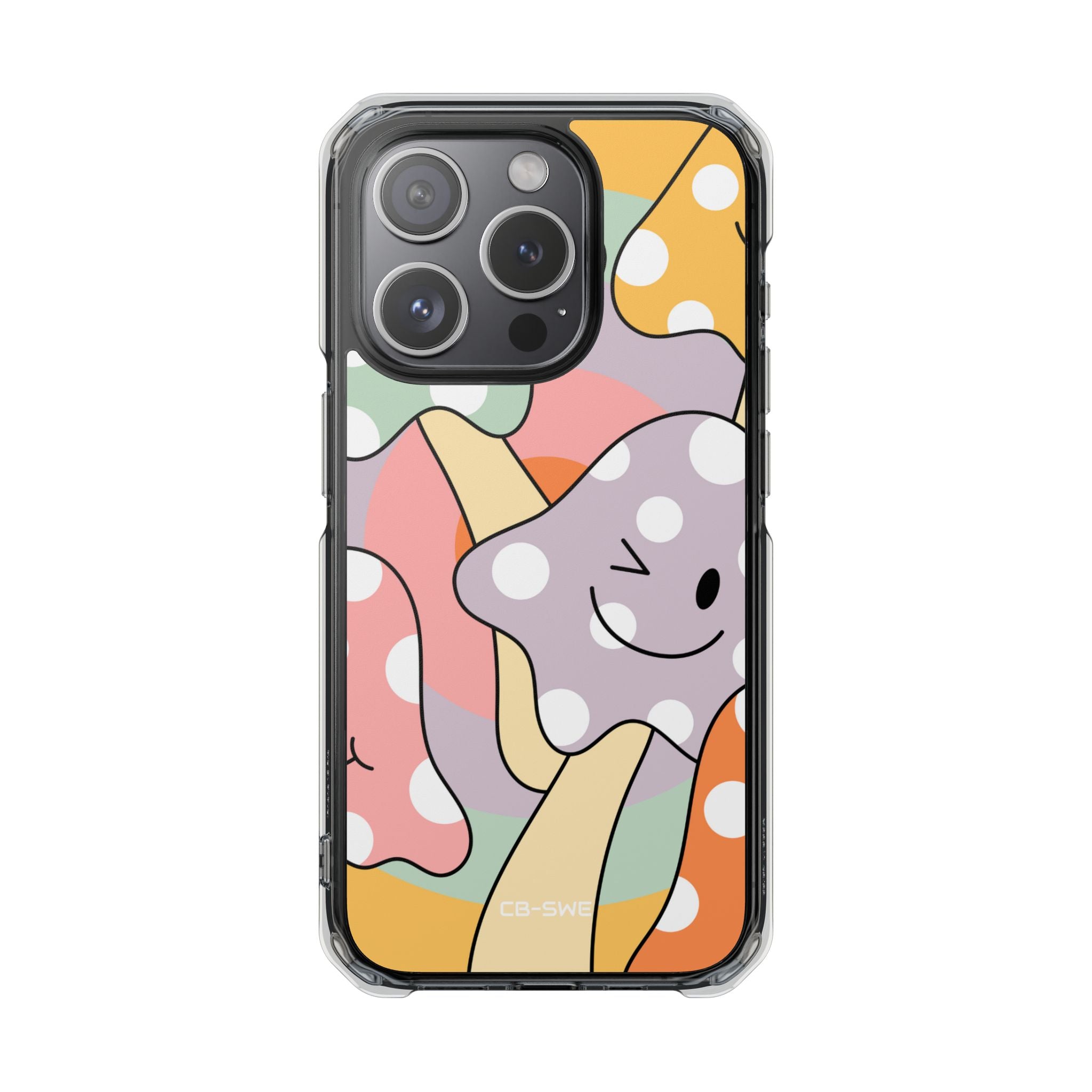 Playful Mushroom Friends iPhone Case - Impact