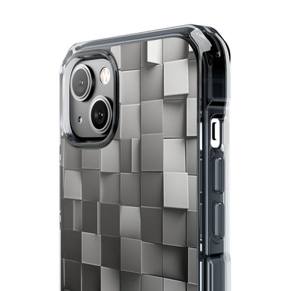 Monochrome Cube Depth iPhone 14 - Impact Clear+