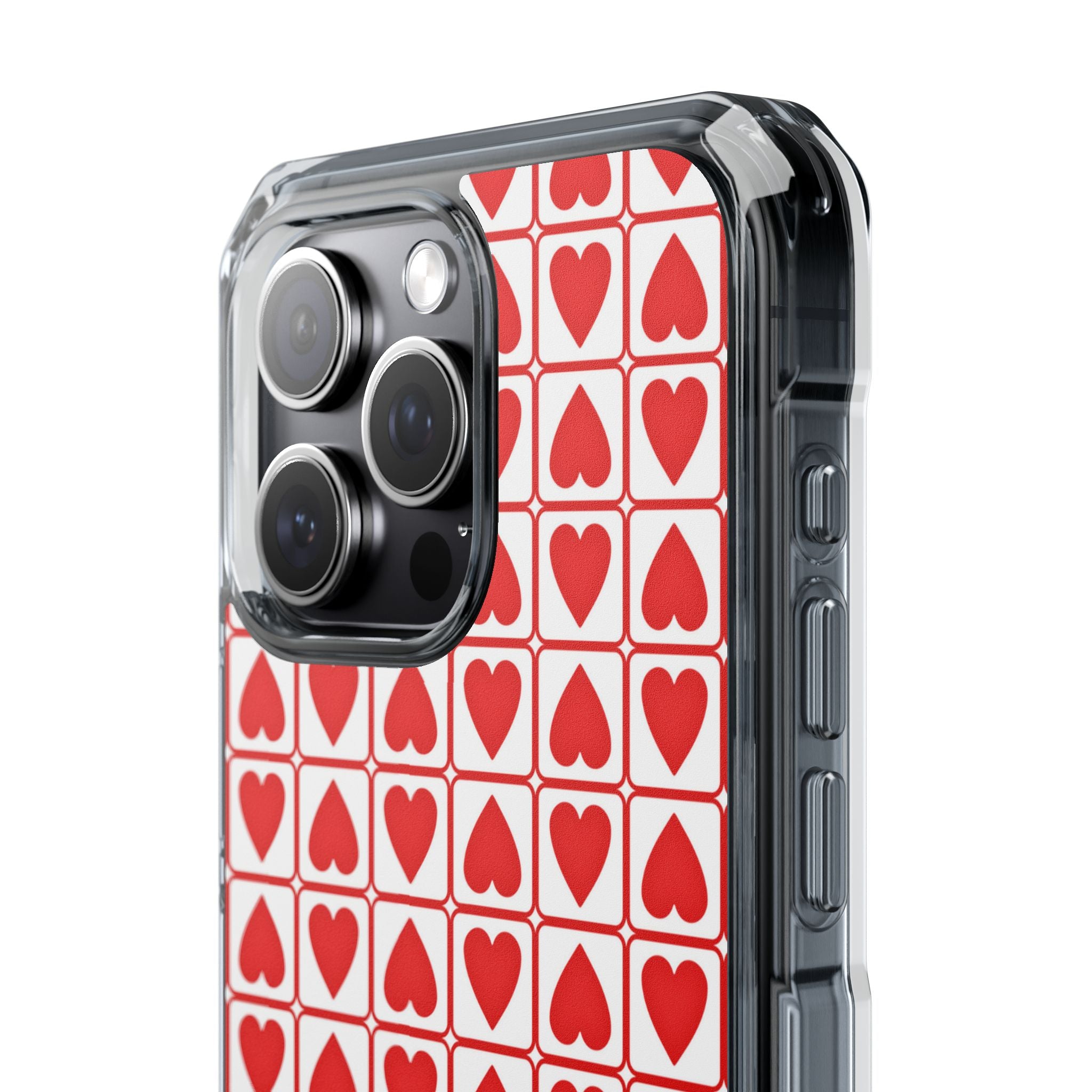 Hearts In Squares iPhone Case - Impact