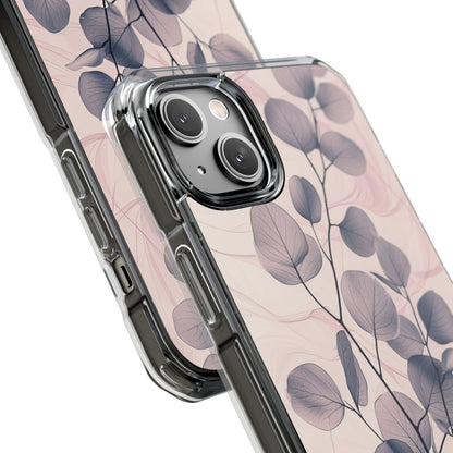 Veined Leaf Whisper iPhone 14 Plus Case - Impact