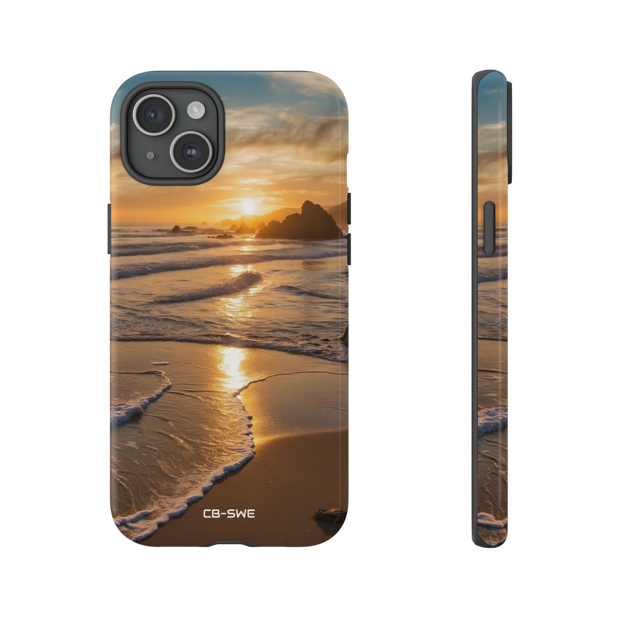 Waves Embrace Shore - iPhone Case