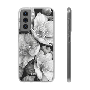 Botanische Eleganz | Flexible Handyhülle für Samsung Galaxy