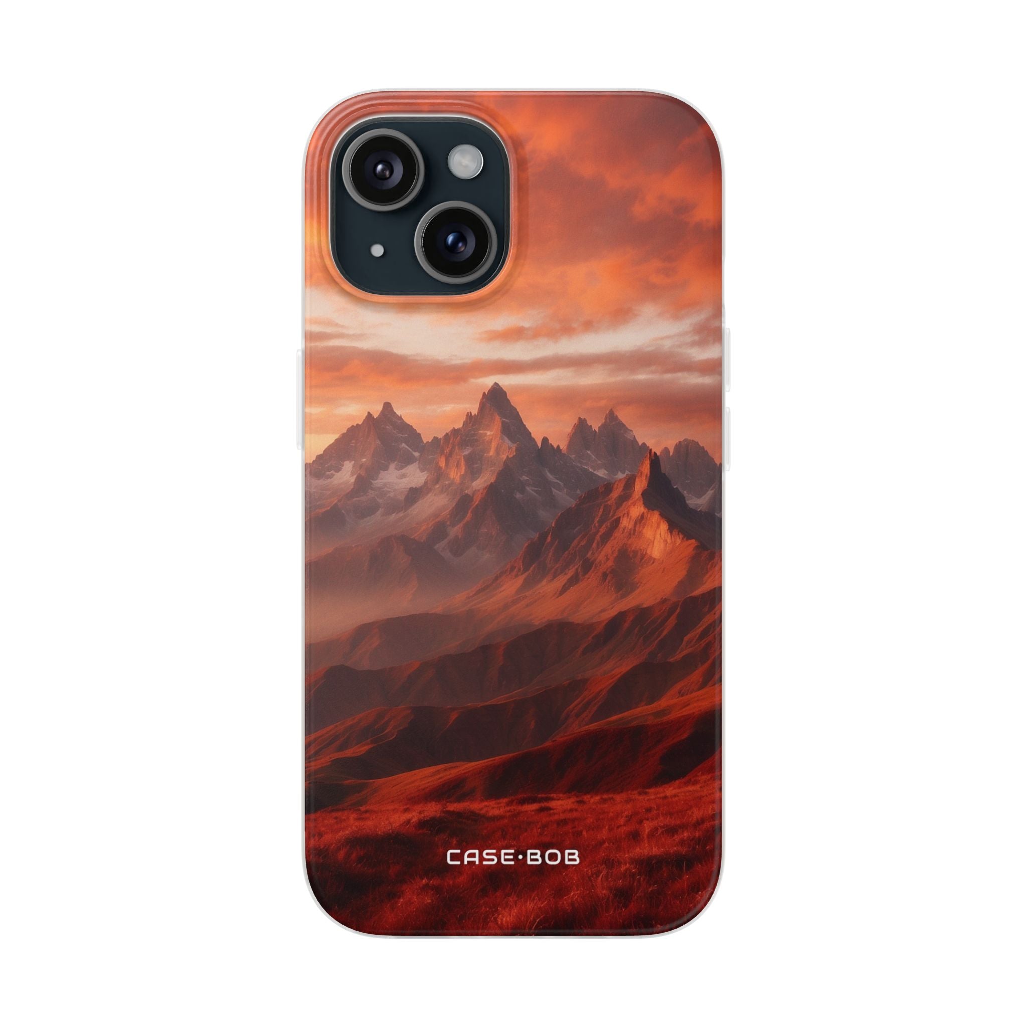 Jagged Glow iPhone 15 Case - Soft