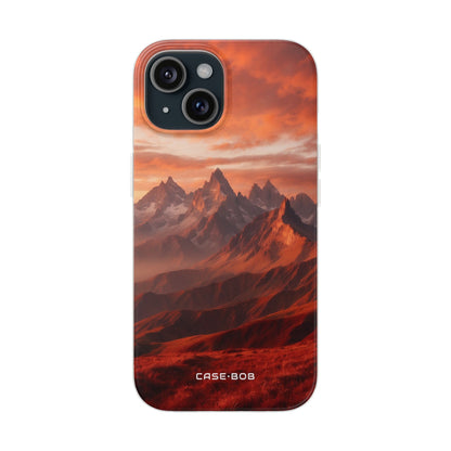 Jagged Glow iPhone 15 Case - Soft