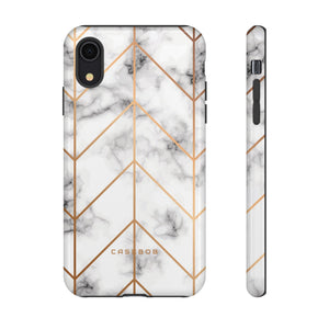 Golden Marble Phone Case - Protective - Protective Phone Case