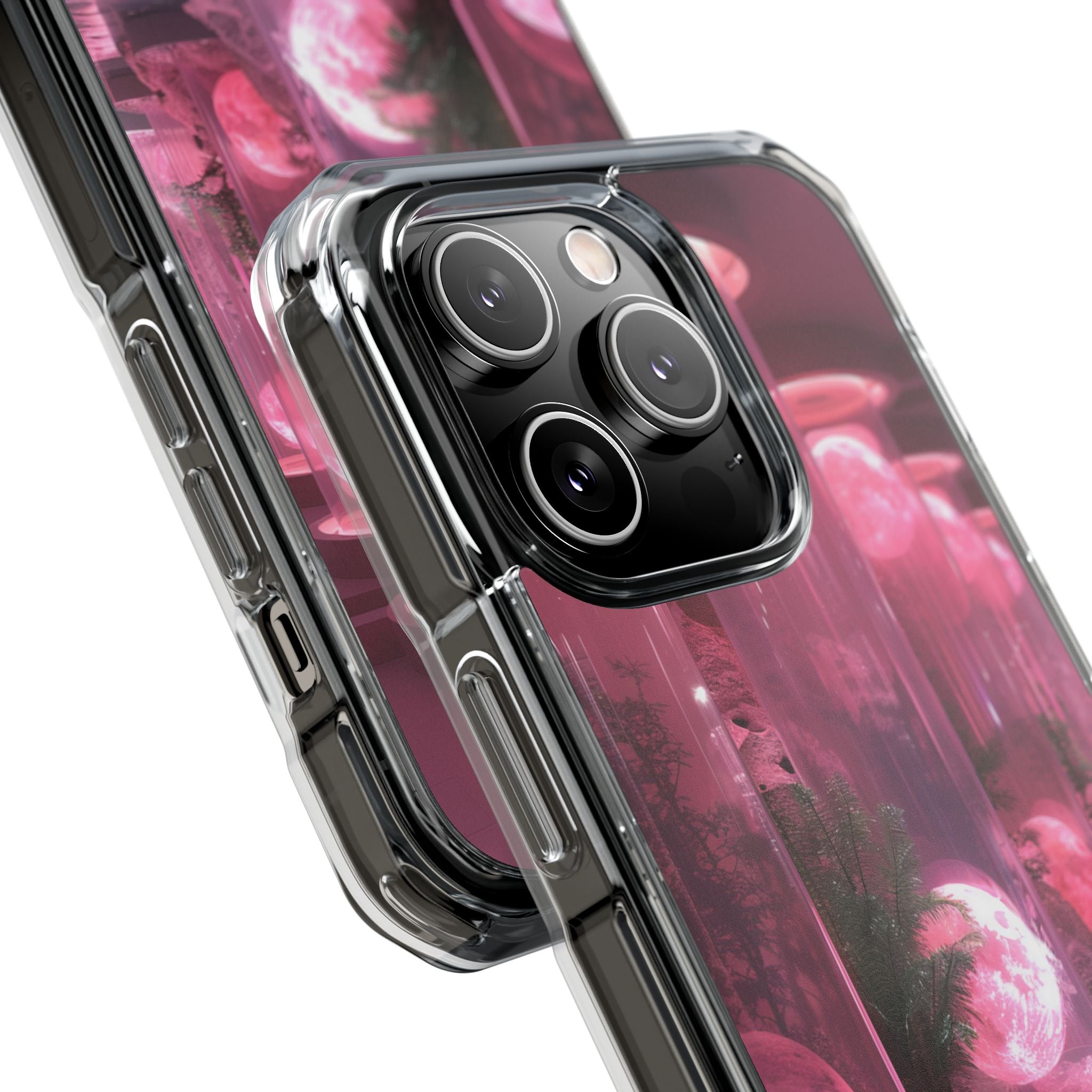 Futuristic Moon Garden iPhone 14 - Impact Clear+