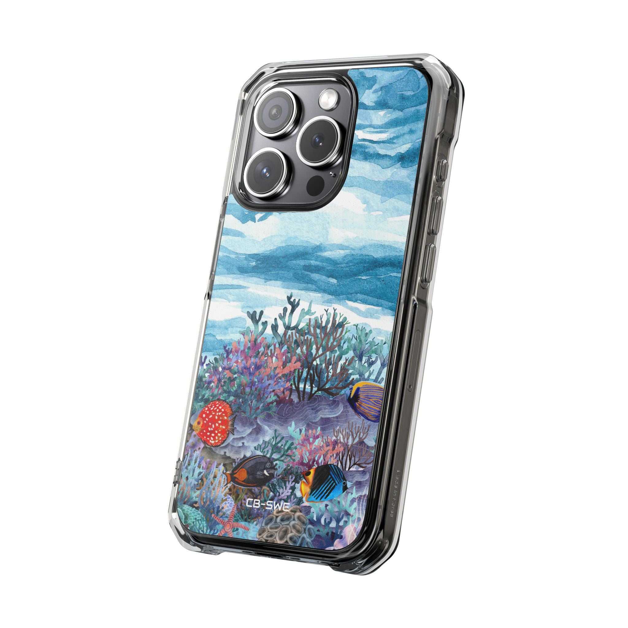 Aquatic Life Watercolors iPhone Case - Impact
