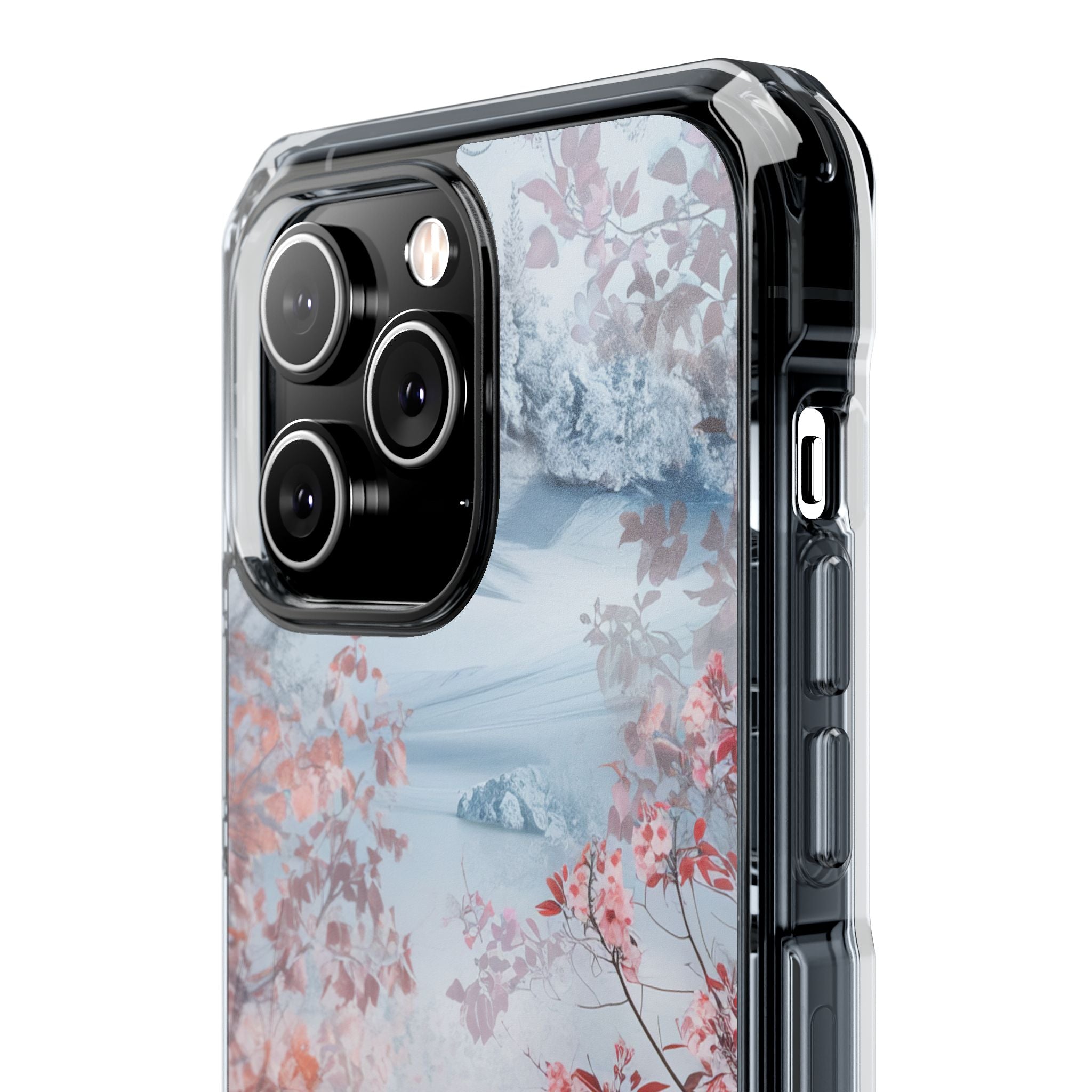 Floral Serenity Case - Clear Impact iPhone 14 Phone Case