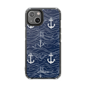 Nautical Serenity – Handyhülle für iPhone (Clear Impact – Magnetisch)