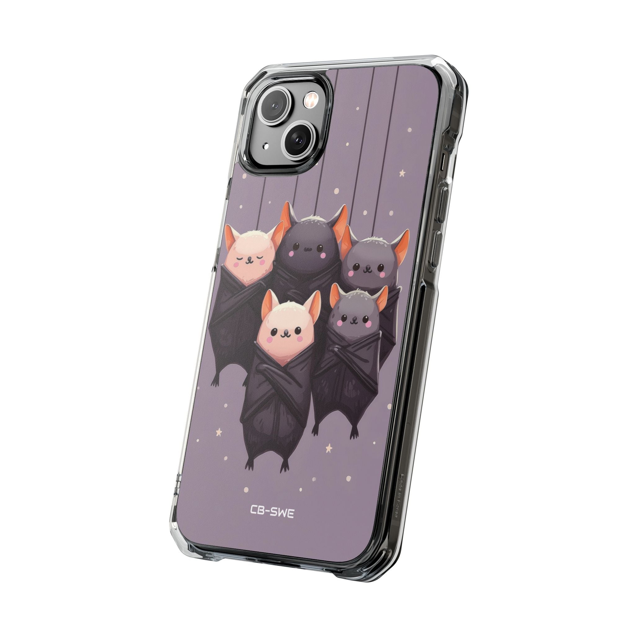 Playful Bats Hang iPhone Case - Impact