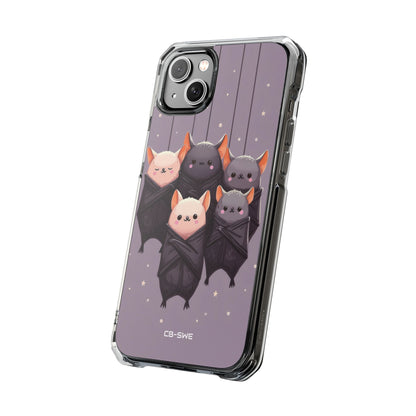 Playful Bats Hang iPhone Case - Impact