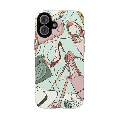 Chic Pastel Fashion Ensemble - for iPhone 16