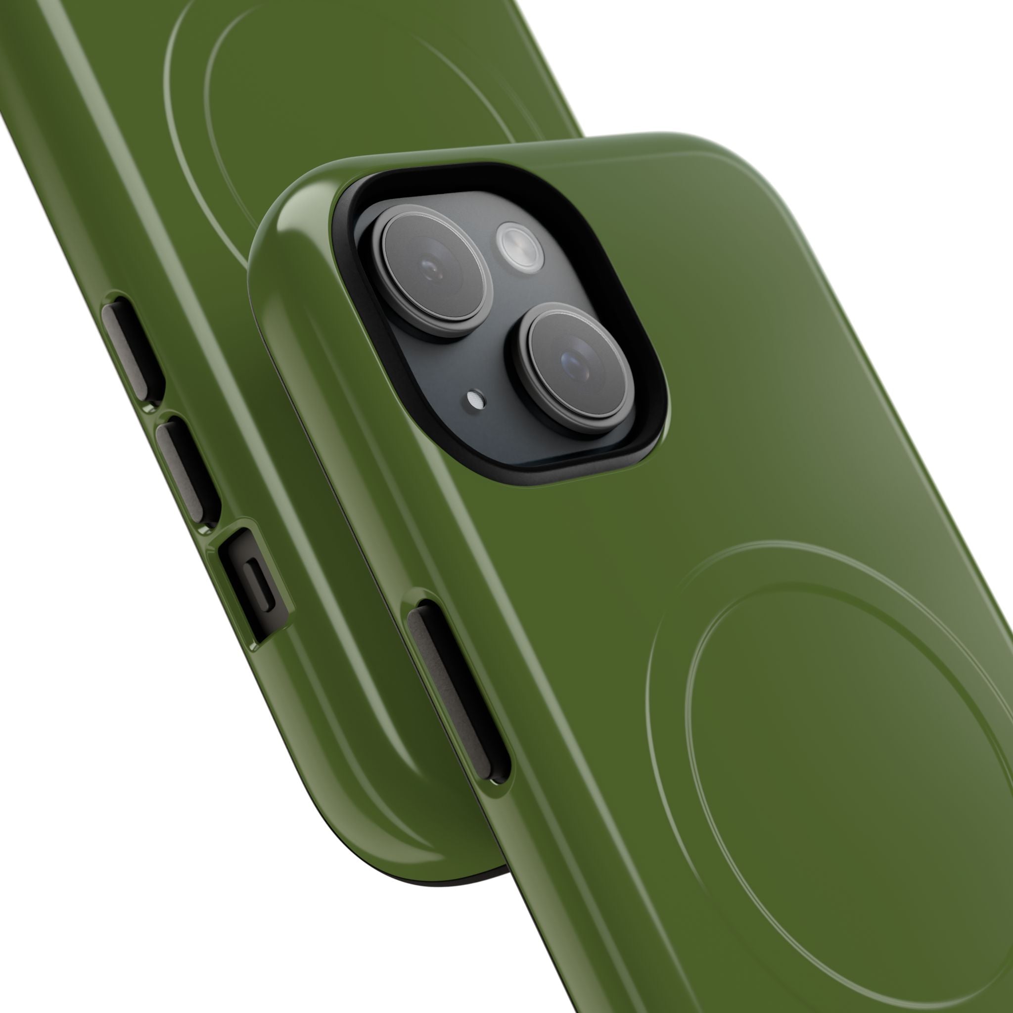 Dark Olive Green iPhone 15 | Tough+ Phone Case