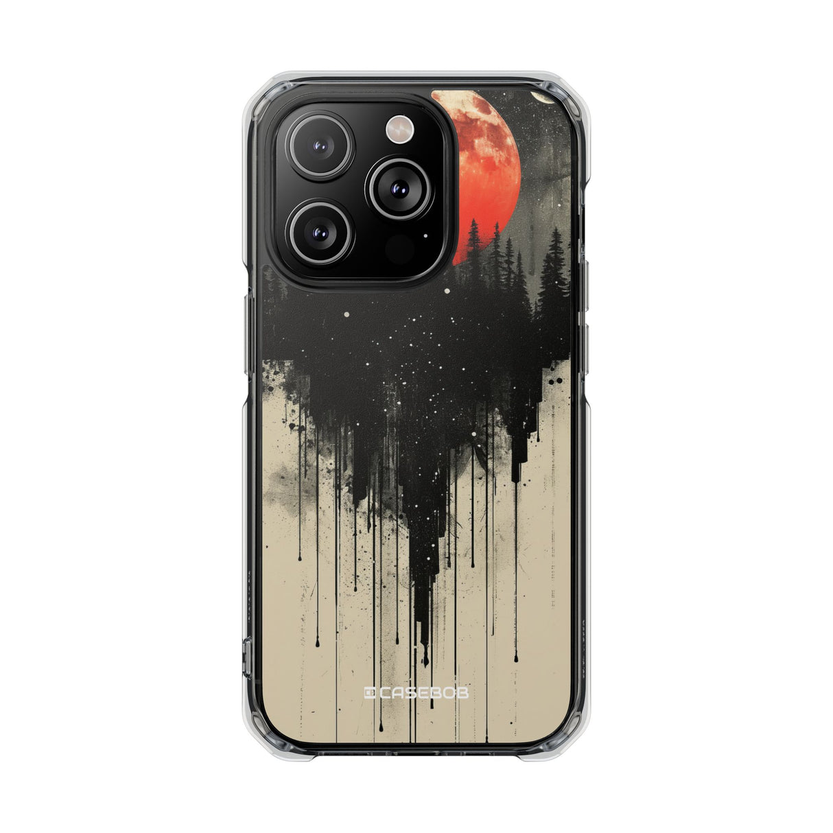 Ethereal Moonscape - Phone Case for iPhone (Clear Impact - Magnetic)