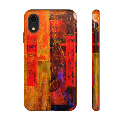 Red Oil Painting - Protective Phone Case