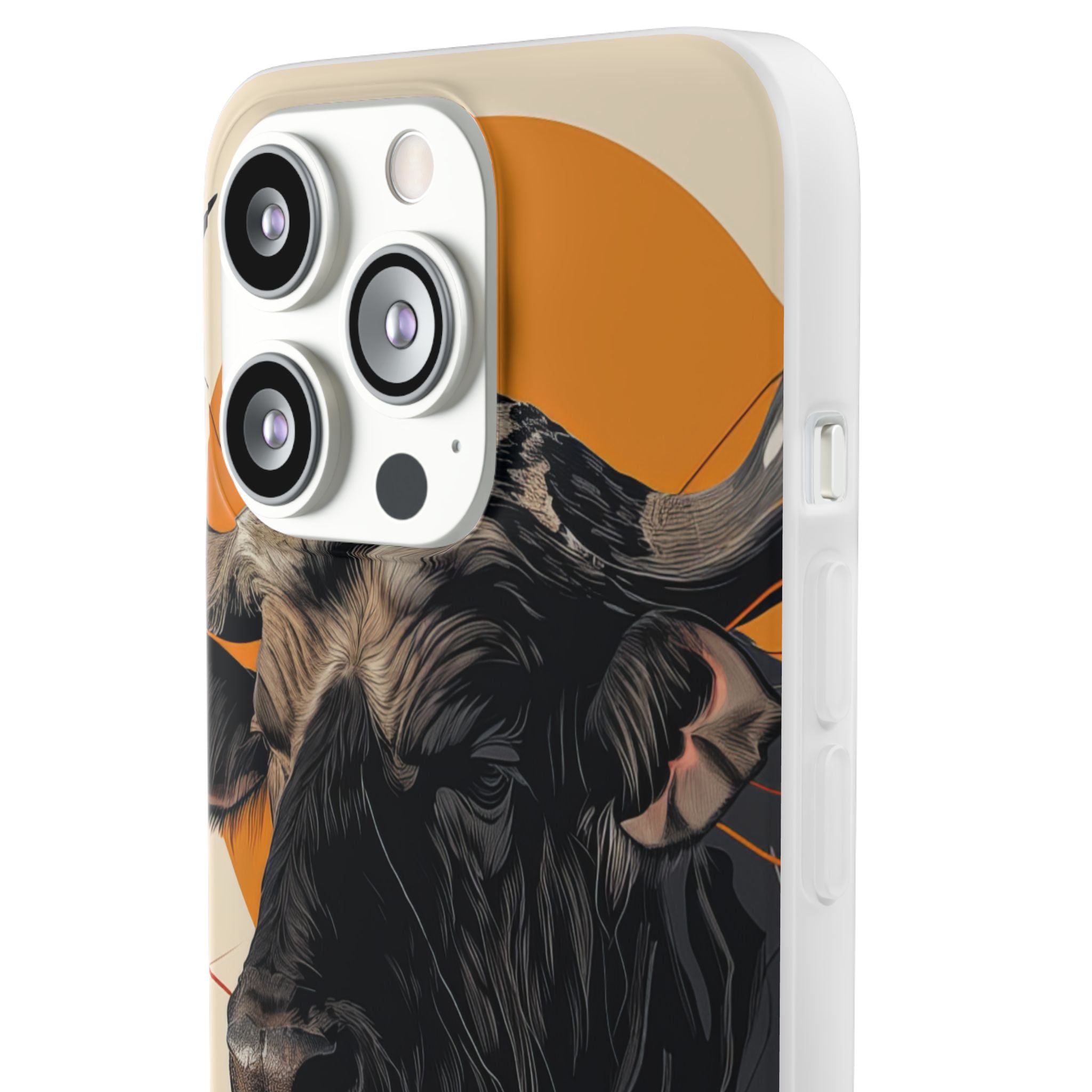 Majestic Buffalo Sun | Flexible Phone Case for iPhone