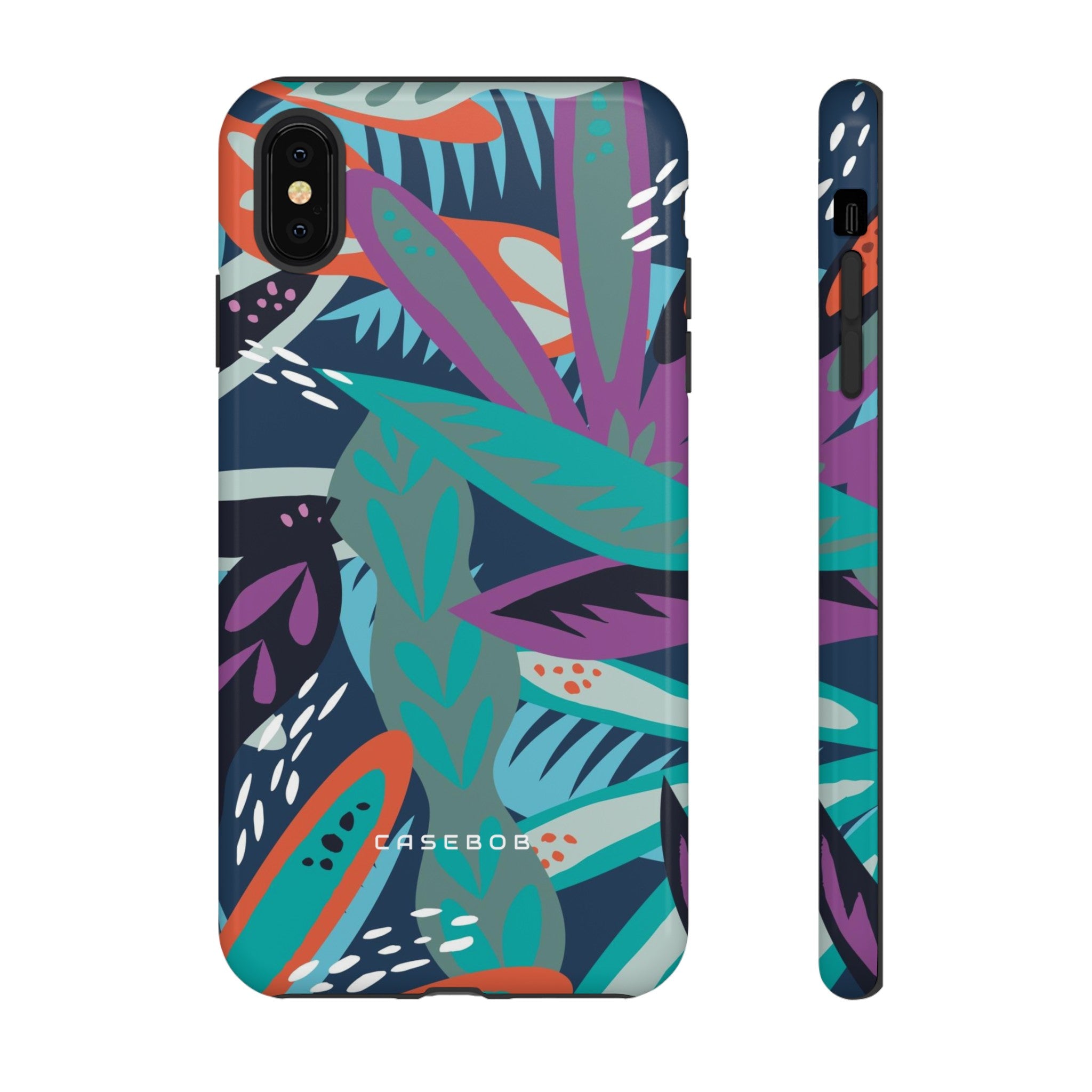 Tropical Leaf Moz - Protective Phone Case