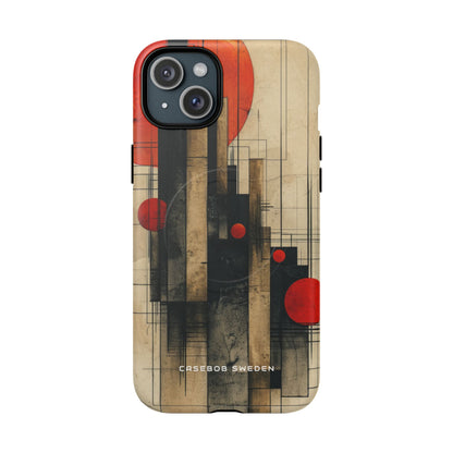 Vintage Geometric Harmony iPhone 15 | Tough+ Phone Case