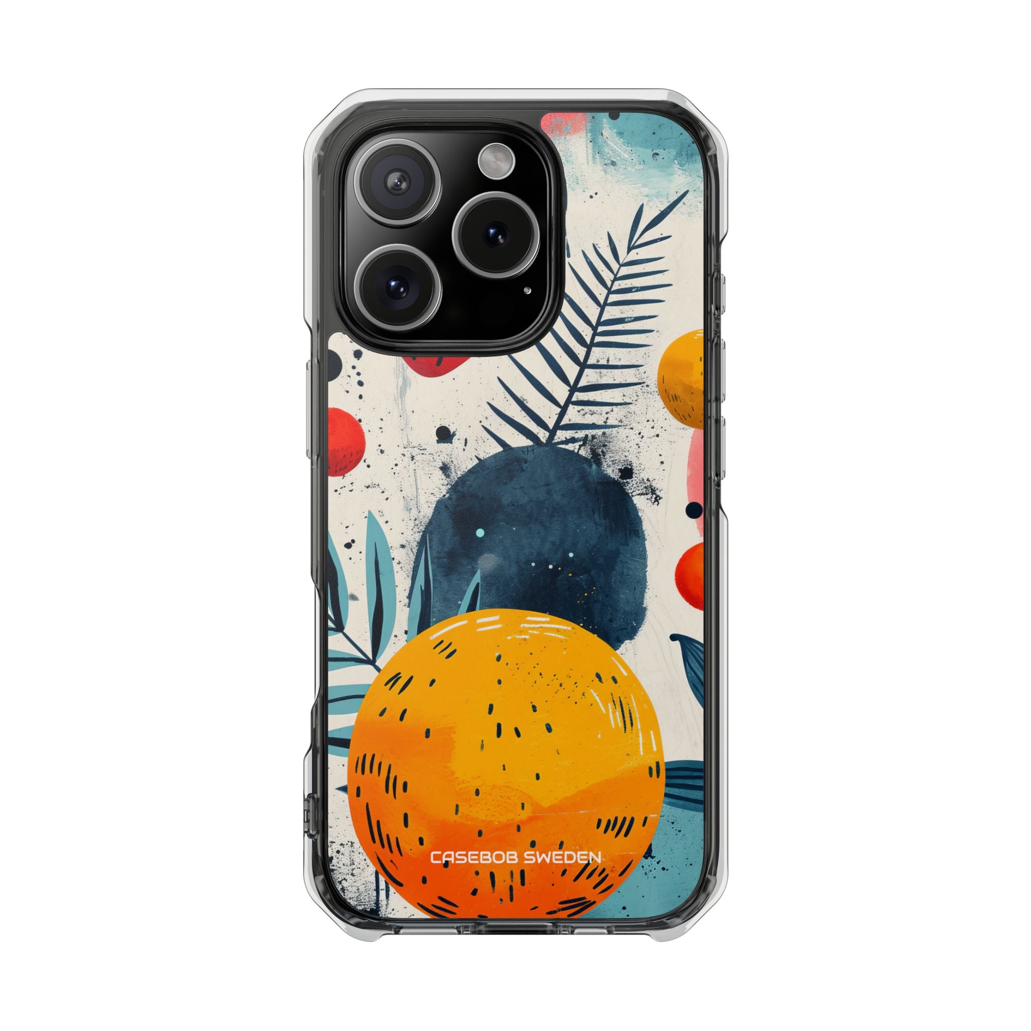 Vibrant Fruit Canvas  iPhone 16 - Impact Clear Case MagSafe Compatible