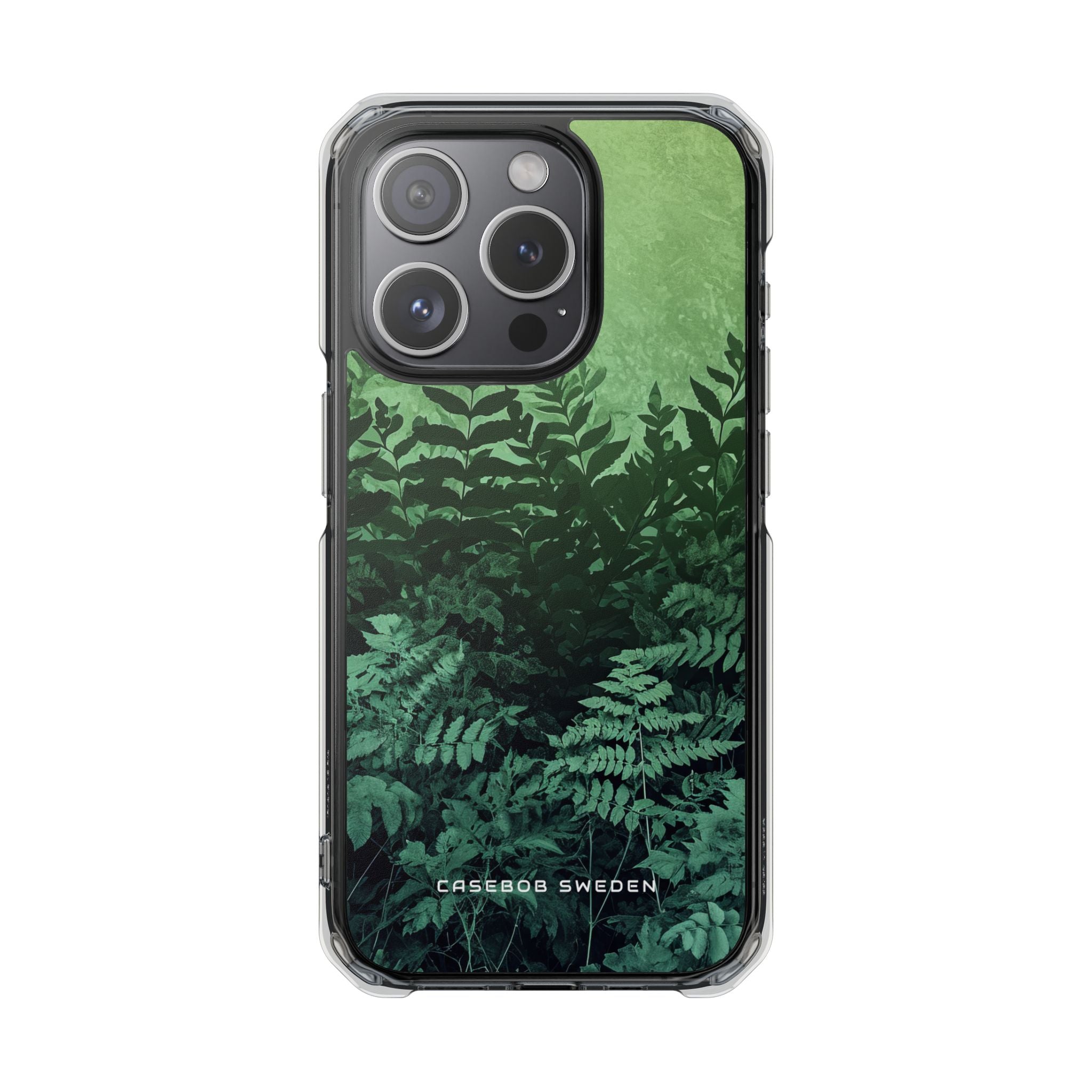 Gradient Fernscape Lush iPhone 15 - Clear Impact Phone Case